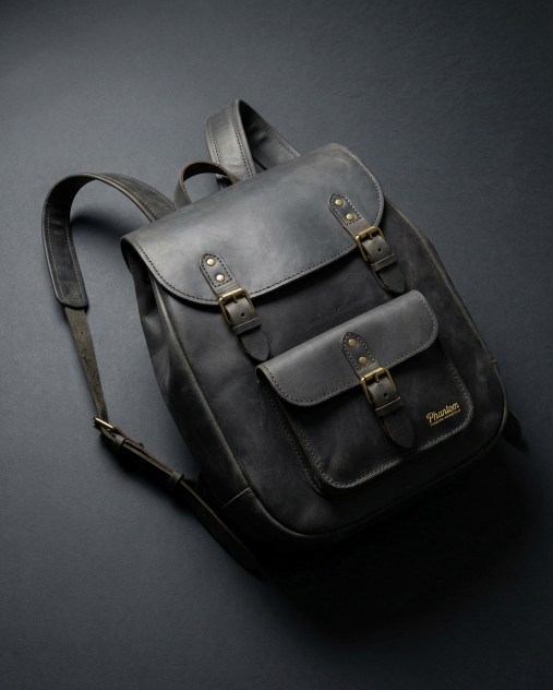 Mochila Retro Phantom - Cinzento Escuro
