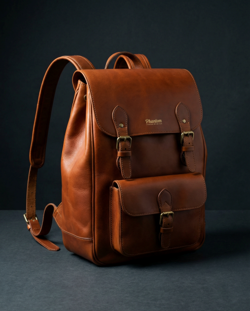 Mochila Retro Phantom - Castanho Cognac